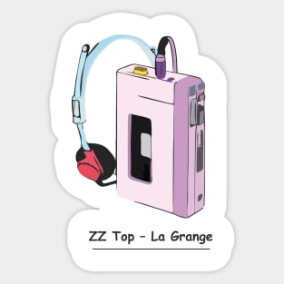 ZZ Top - La Grange Sticker